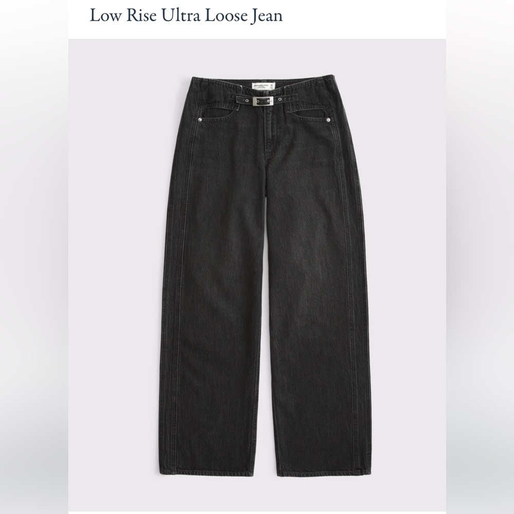 Abercrombie & Fitch low rise ultra loose jean